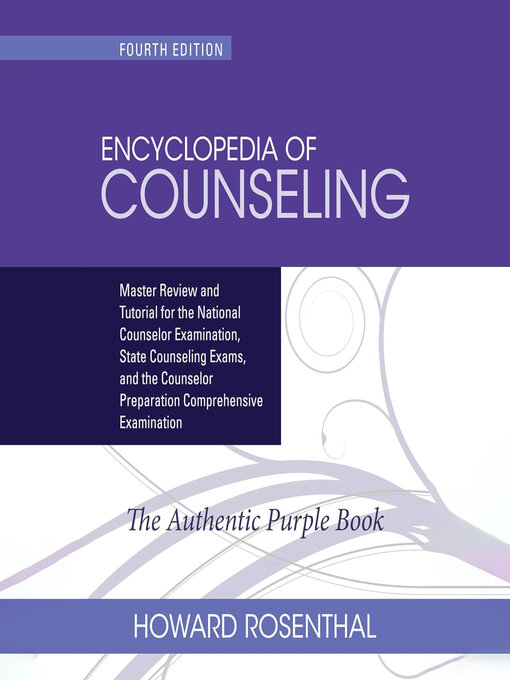Cover image for Encyclopedia of Counseling